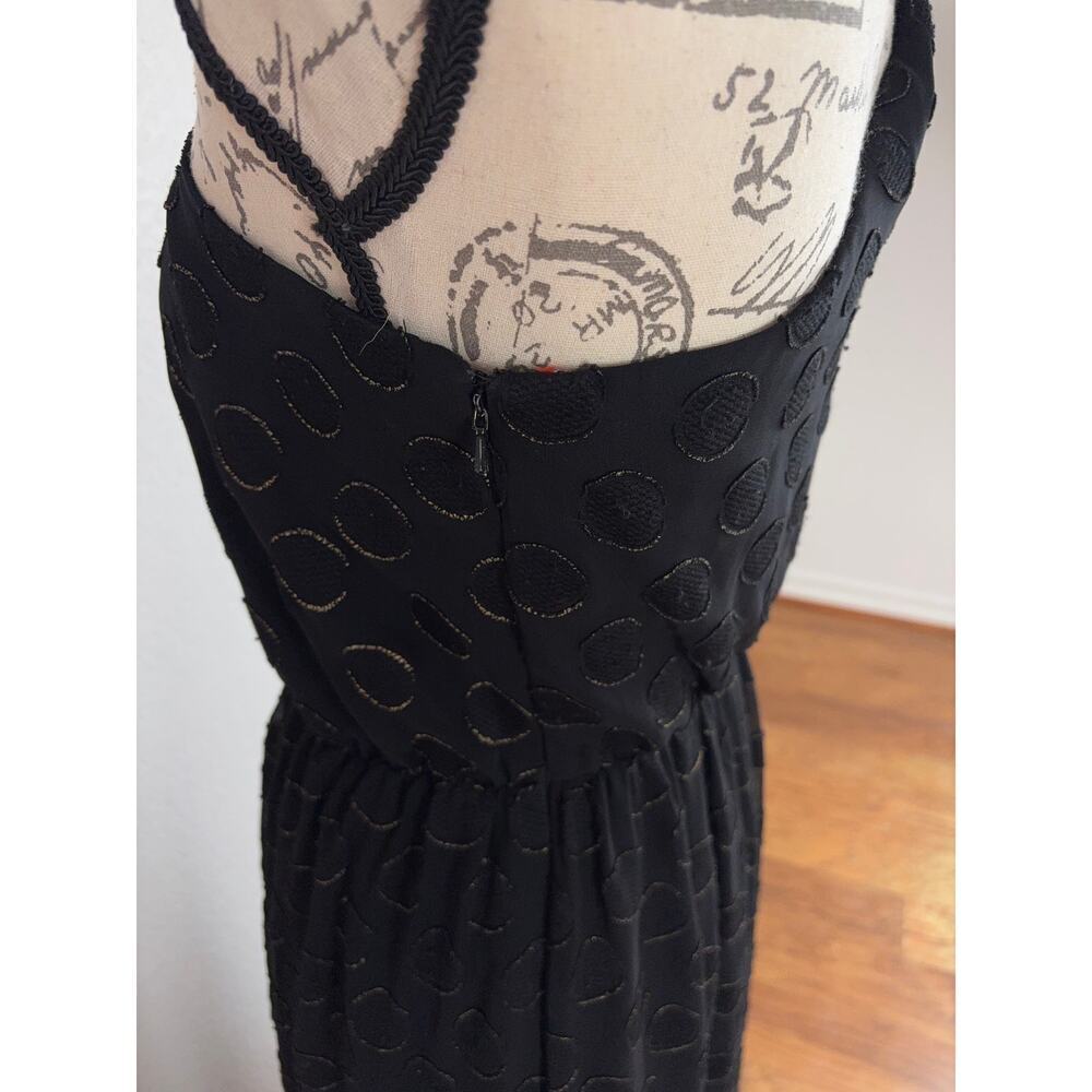 B18 Monique Lhuillier Midi Dress Womens 4 One Shoulder Audrey Hepburn Cocktail - Picture 8 of 9